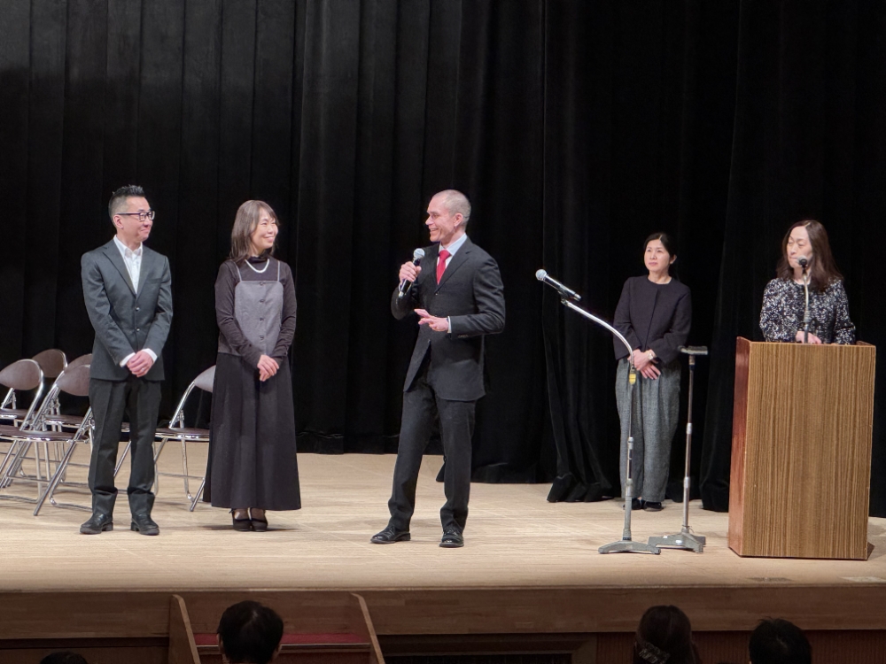 METS staff on stage at Kokaido